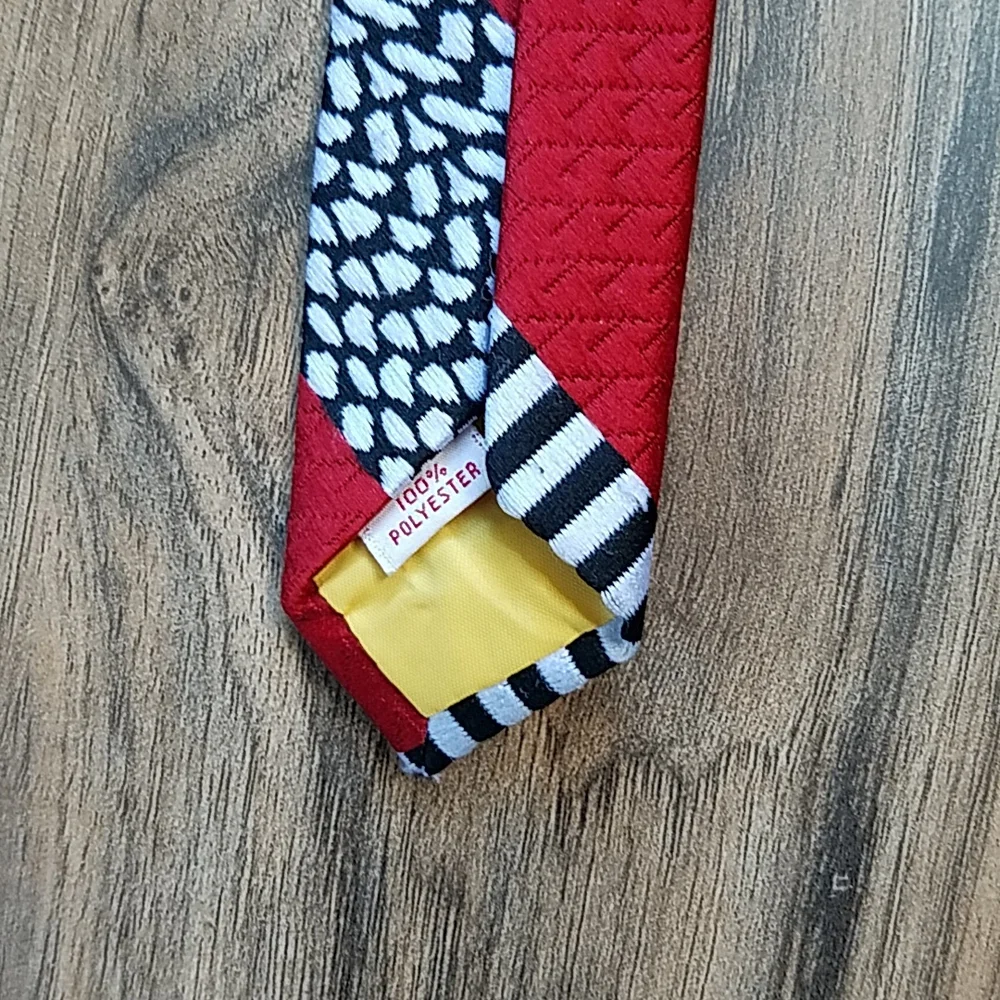 Vintage Guillermo de Lima Multi Colored Necktie Hair Accessory